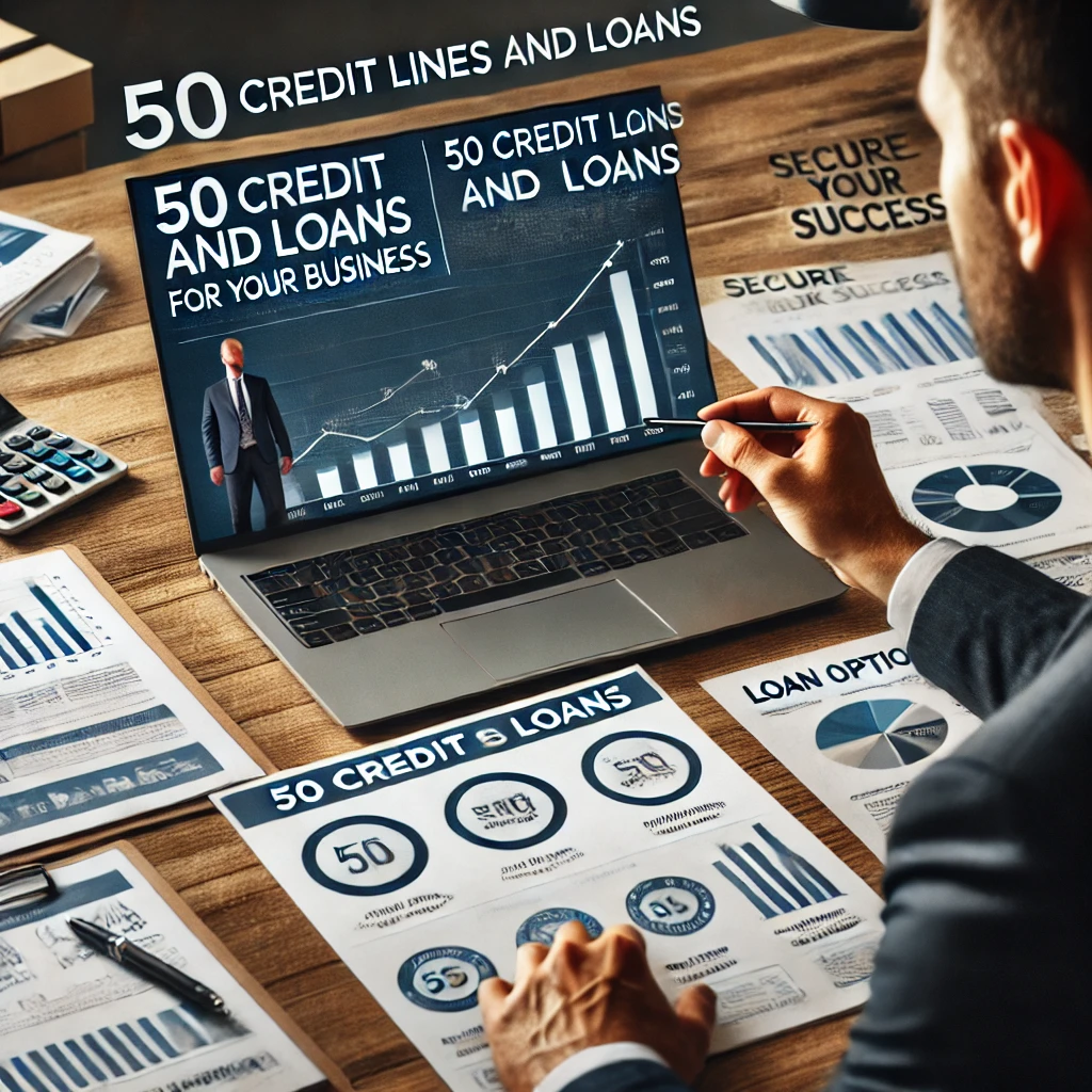 Business credit lines and loans