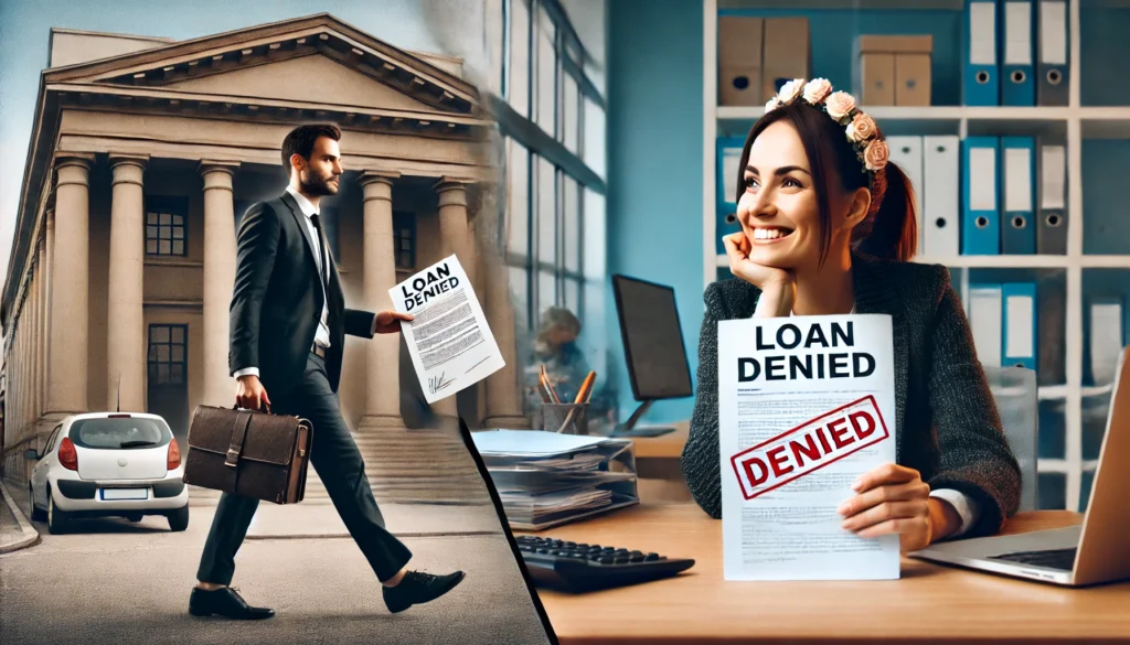 get business credit when denied