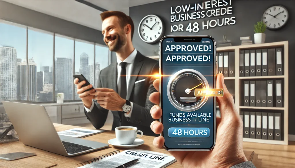 low-interest business credit line